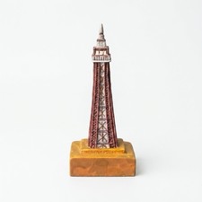 VTG Blackpool Tower England/ UK Souvenir Figurine E.P.L Mini Landmark Building picture