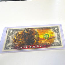Buffalo two dollar bill painted by liberty picture