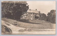 RPPC Victorian House in Hiram Ohio c1910 Postcard picture