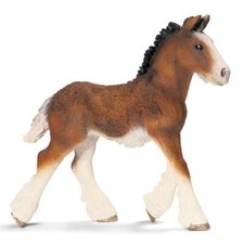 NEW Schleich 13736 Shire Foal Horse Equine RETIRED farm life animal figurine toy picture