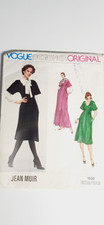 VTG. 70's Vogue #1532 Jean Muir Designer Original FF Uncut Dress Pattern picture