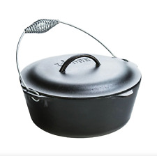 Lodge Cast Iron 7 Quart Seasoned Dutch Oven with Bail Handle picture