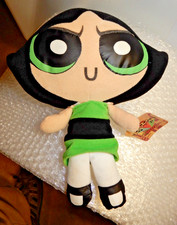 Powerpuff Girls BUTTERCUP Plush EXTRA Large Cartoon Network 1999 Toy, New Tag picture