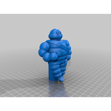 Michelin Man with stand for mounting and lighting 3D-Printed picture