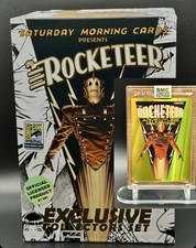 Saturday Morning Cards The Rocketeer Exclusive Collectors Box Set-RARE GOLD 8/10 picture