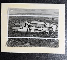 Vintage U.S. Navy E-2 Hawkeye Aircraft – Black & White Aviation Press Photograph picture