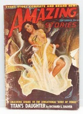 Pulp Magazine Amazing Stories September 1948 Titan's Daughter picture