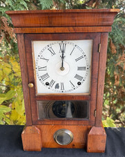 Antique 1863 Seth Thomas COLUMN Rosewood Mantle Clock - NEEDS CLEANING picture