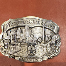 Dart, Inc. Houston Texas 150th Anniversary 1836-1986 Belt Buckle Limited edition picture