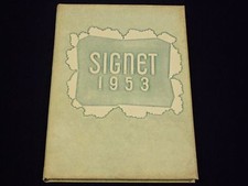 1953 THE SIGNET EFFINGHAM HIGH SCHOOL YEARBOOK - ILLINOIS - NICE PHOTOS - YB 557 picture