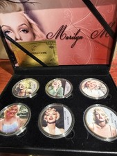 2026 Marilyn Monroe 6 Pcs Coin Set 24K gold with Authency picture