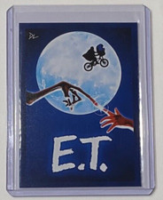 E.T. Limited Edition Artist Signed The Extra-Terrestrial Movie Poster Card 6/10 picture