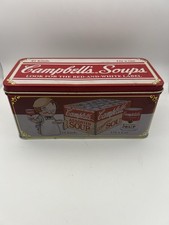 Vintage 1996 Campbell Soup Cracker Tin Box bristolware  picture