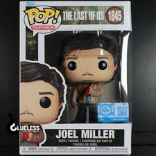 Funko Pop The Last of Us Joel Miller Bloody #1845 Exclusive and Pop Protector picture