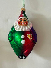 Vintage 1997 Christopher Radko A Caring Clown AIDS Awareness Glass Ornament 6
