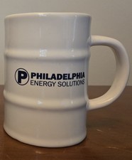 Philadelphia Energy Solutions Ceramic Oil Barrel Coffee Mug Mfg in USA picture