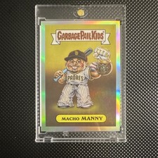 Topps 2026 Garbage Pail Kids Chrome Macho Manny GPK-28 Manny Machado Chrome picture