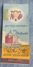 The Shelburne Hotel Atlantic City NJ Vintage DAMAGED Matchbook Cover LC9 picture