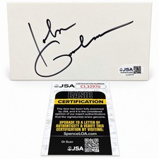 John Goodman Signed Rare FULL NAME Early Autograph Cut Board JSA COA picture