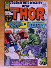 Journey into Mystery #112 (Marvel Comics January 1965) Thor battles Hulk 1965 picture