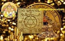 Energized Kuber Temple Sacred Orgone Relic Yantra Massive Wealth picture
