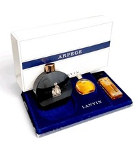 Vintage Lanvin Charles of the Ritz Arpege Bath Oil - Eau de Lanvin - Powder Set picture