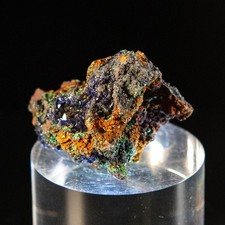 Rare Clinoclase Azurite Conichalcite Hilarion Mine Lavrion Greece Mineral 44g picture