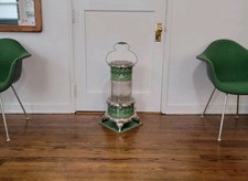Antique Perfection Oil Heater GREEN ENAMEL No. 1526 Kerosene ** RARE HTF ** 🔥🔥 picture