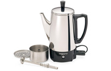 Presto 02822 Stainless Steel 6-Cup Electric Coffee Percolator NEW picture