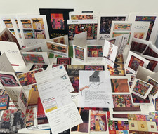 Norman Laliberte 90pc Artist Archive Signed Letter Postcards Gallery Ephemera picture