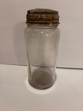 Antique 1 Qt Canning Jar Consolidated Fruit Jar Zinc Lid picture