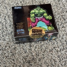 SkyBox 1992 Marvel Masterpieces Factory sealed Box 90 Cards Spider-Man Jusko picture