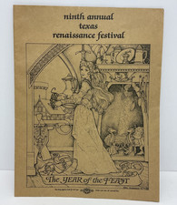 Ninth Annual Texas Renaissance Festival ‘84 Souvenir Program picture