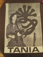 Vintage Original 1974 Patty Hearst Tania Poster SLA Symbionese Liberation Army picture