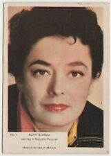 Ruth Roman 1955 Kane Products Film Stars Trading Card #1 picture