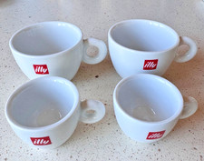 Set of 4 ILLY Vintage Cappuccino/Espresso  Cups Porcelain IPA Italy, SPAL picture