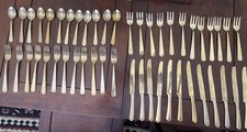 Amfarco Siam Brass Set Of 12 Flatware, 68 Pieces picture