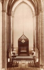 Temporary Choir Sanctuary Nave Cathedral St John the Divine NY Real Photo ? picture