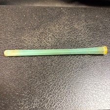 Antique Resin Cigarette Holder Green Faux Stone Etched Art Deco Tobacciana picture