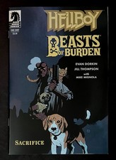 HELLBOY BEASTS OF BURDEN: SACRIFICE #1 Hi-Grade Rare 1:5 Variant DH 2010 picture