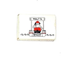 Walt's Wharf Seafood Grill Matchbook Seal Beach California Vintage Collectible picture