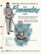 1959 Holt The Commodore Line Floor Buffing Machine Advertisement 11