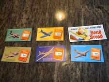 Lot of 6 - 1940's World War II Bond Bread America's Finest Planes Ink Blotter picture