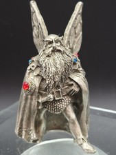 Myth and Magic Gallo Wizard Forest Sage Pewter Figure Fantasy 1992 D&D Mini picture