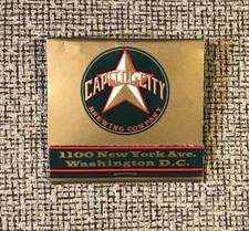 CAPITOL CITY BREWING COMPANY WASHINGTON D.C. 1990's VINTAGE UNSTRUCK MATCHBOOK  picture