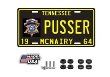 Buford Pusser Walking Tall Tennessee 1964 License plate picture