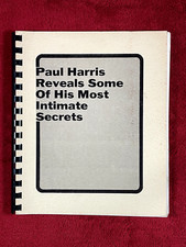 Paul Harris Reveals Some of His Most Intimate Secrets -- not a Robbins reprint picture