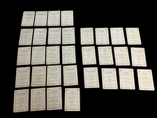 32 Antique  Hood's Sarsaparilla Spanish American War Cards Game NOT COMPLETE picture