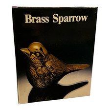 Leonard Silver MFG Solid Brass Sparrow No. 444636 1982 3” Height NIB D3 picture