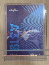 Official Allegiant A319 Airlines Trading Card Airbus Card #01 picture